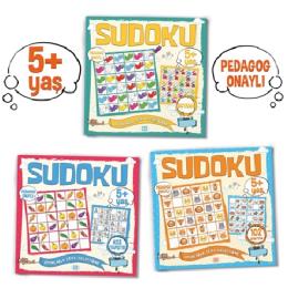 Çocuklar İçin Sudoku Seti (5+ Yaş) (3 Kitap Takım)