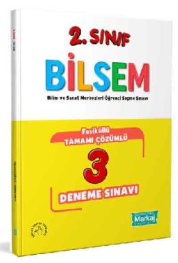 Markaj 2. Sınıf Bilsem Çözümlü 3 Fasikül Deneme Sınavı