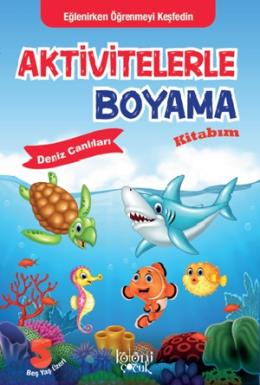Aktivitelerle Boyama - Deniz Canlıları