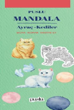Puslu Mandala Ayraç Kediler