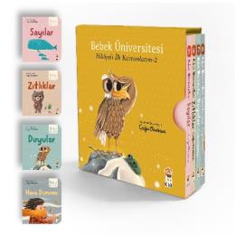 Bebek Üniversitesi 2 / Hikayeli İlk Kavramlarım Set (4 Kitap)