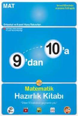 Tonguç Akademi 9 dan 10 a Matematik Hazırlık Kitabı