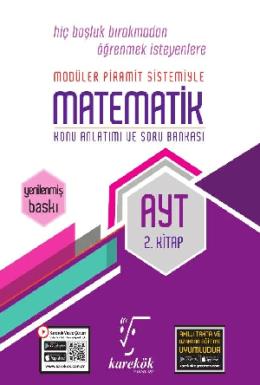 Karekök AYT Matematik Konu Anlatımlı Soru Bankası 2. Kitap