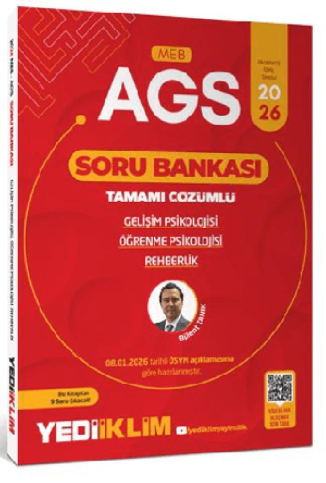 Yediiklim 2026 MEB AGS Gelişim Psikolojisi Öğrenme Psikolojisi ve Rehberlik Tamamı Çözümlü Soru Bank