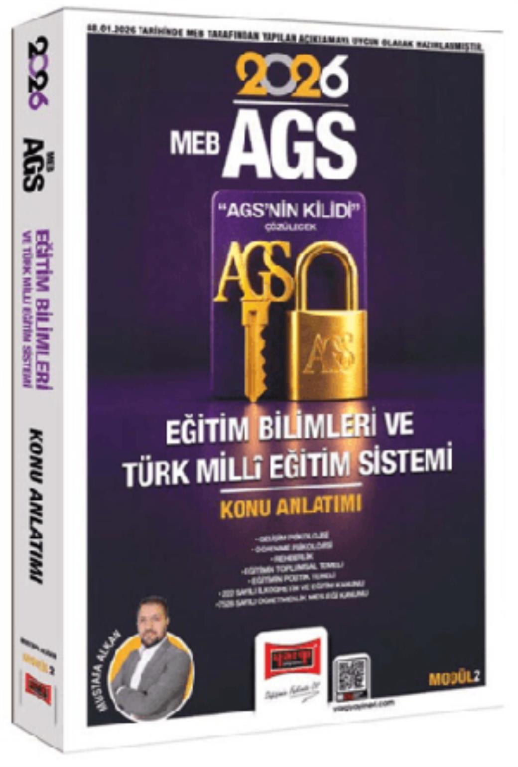Yargı 2026 MEB AGS Anahtarı Eğitim Bilimleri ve Türk Milli Eğitim Sistemi Konu Anlatımı Modül 2