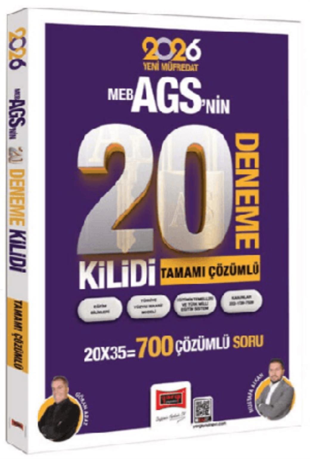 Yargı 2026 MEB AGS Kilidi Tamamı Çözümlü 20 Deneme