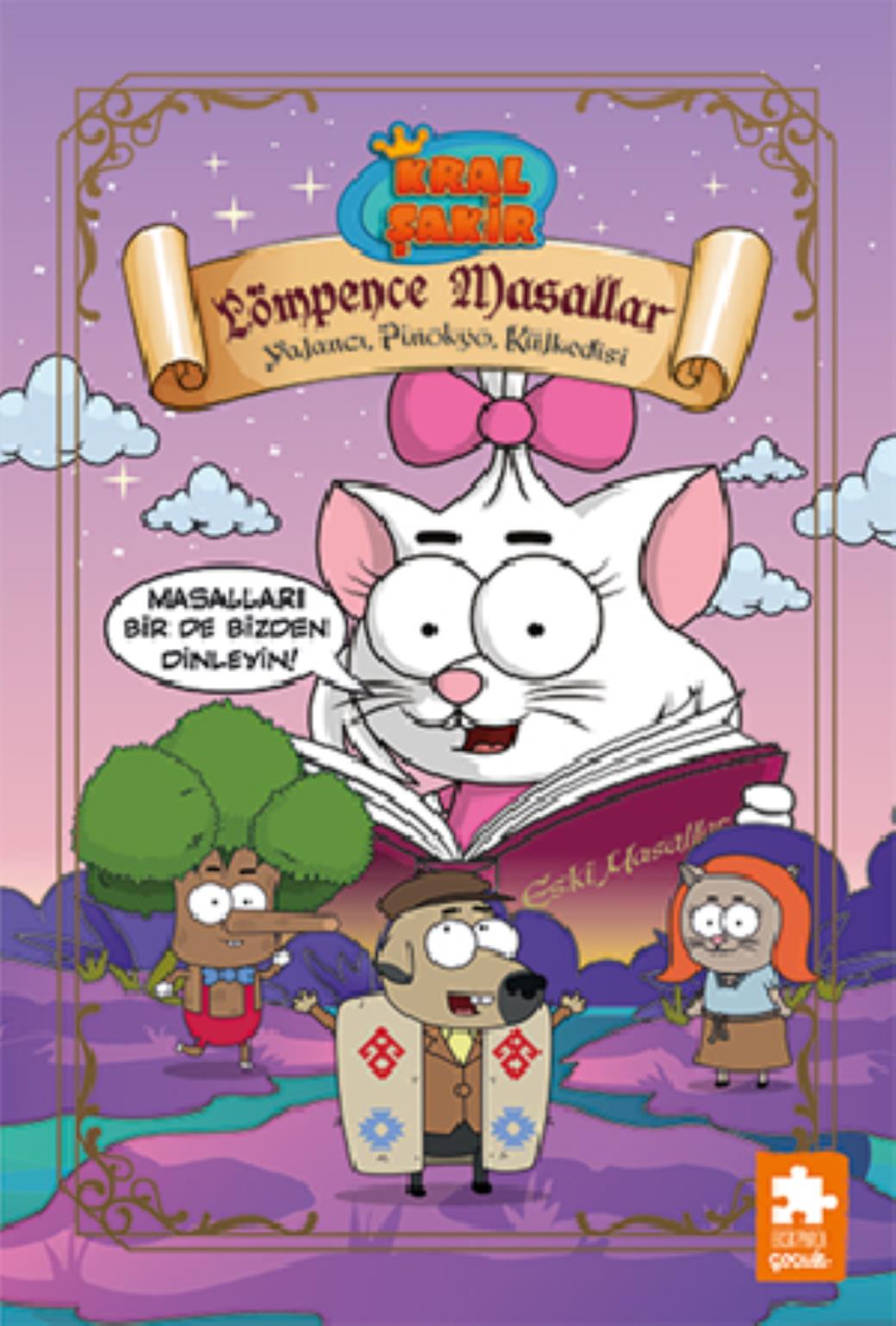 Kral Şakir Lömpence Masallar 2 Yalancı Pinokyo Ku¨lkedisi (Ciltli)