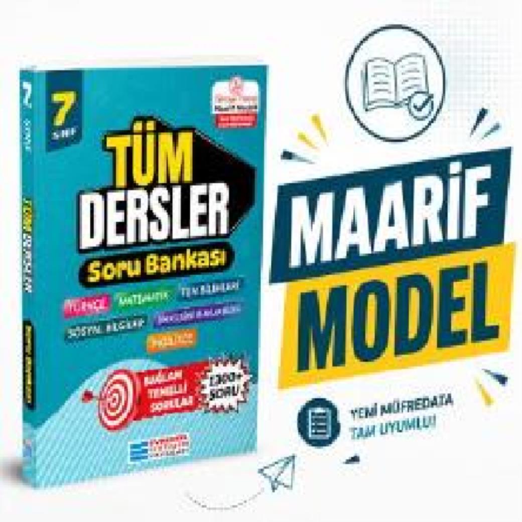 Evrensel 7.Sınıf Tüm Dersler Soru Bankası Maarif Modeli