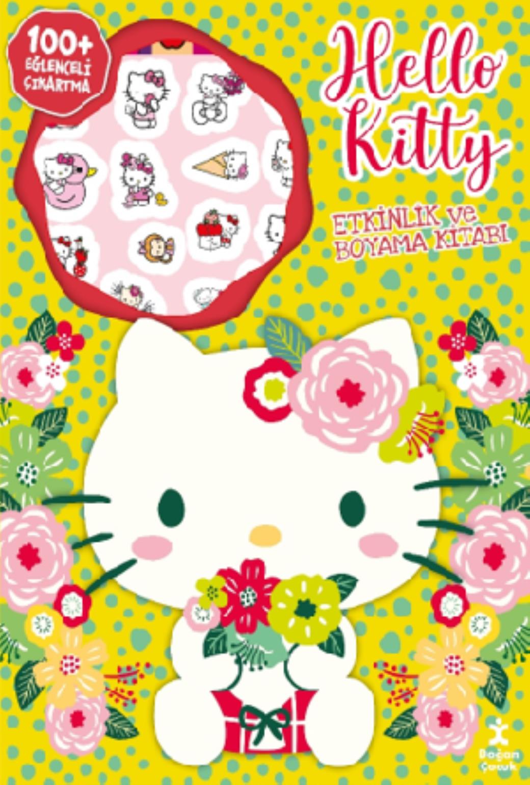 Hello Kitty Çok Çıkartmalı Boyamalı Kitabı