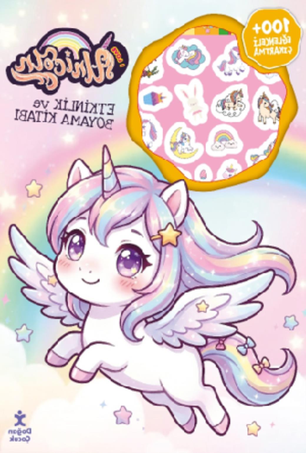 Unicorn Çok Çıkartmalı Boyama Kitabı