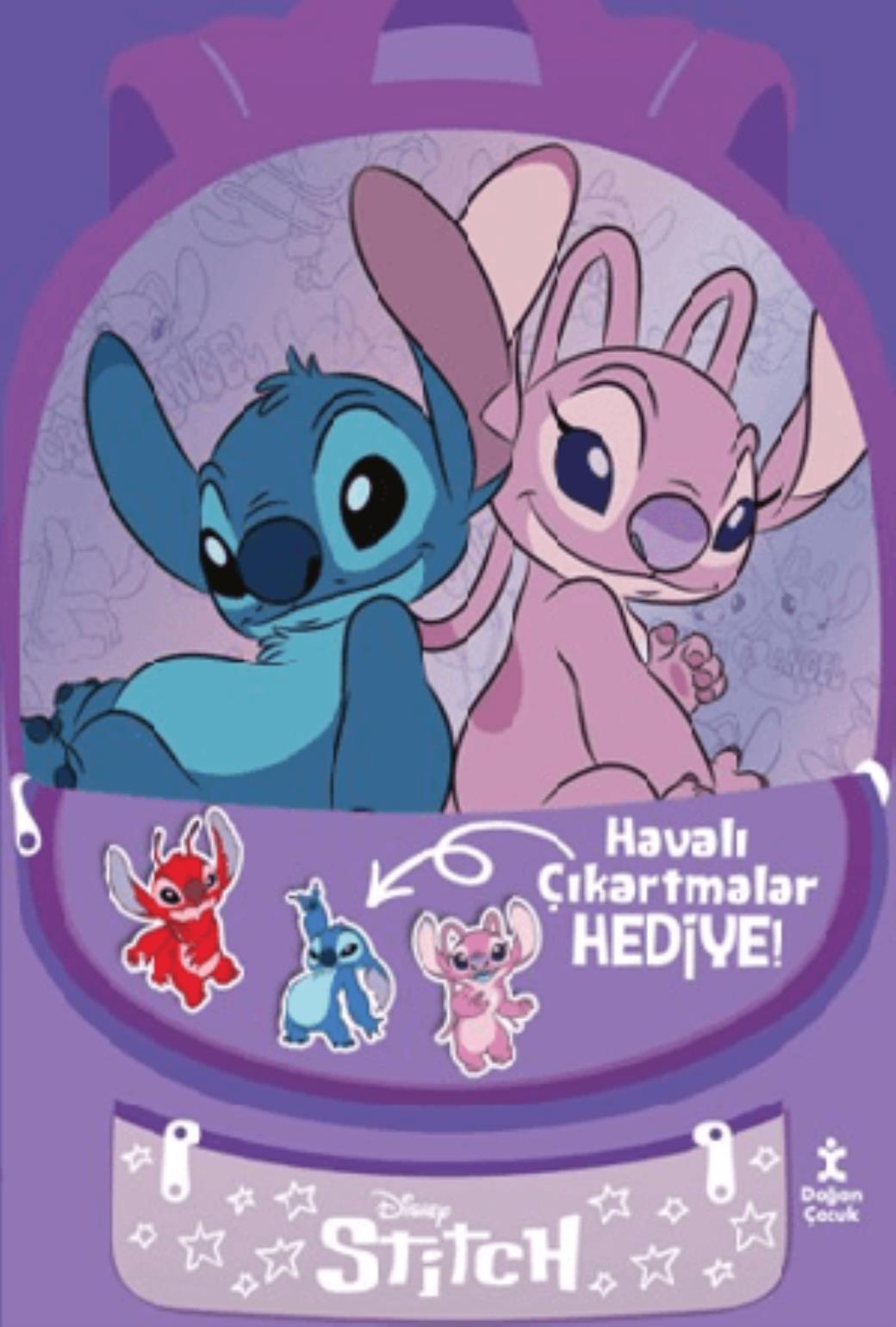 Disney Stitch Parıltılı Tatil Çantam Etkinlik ve Boyama Kitabı