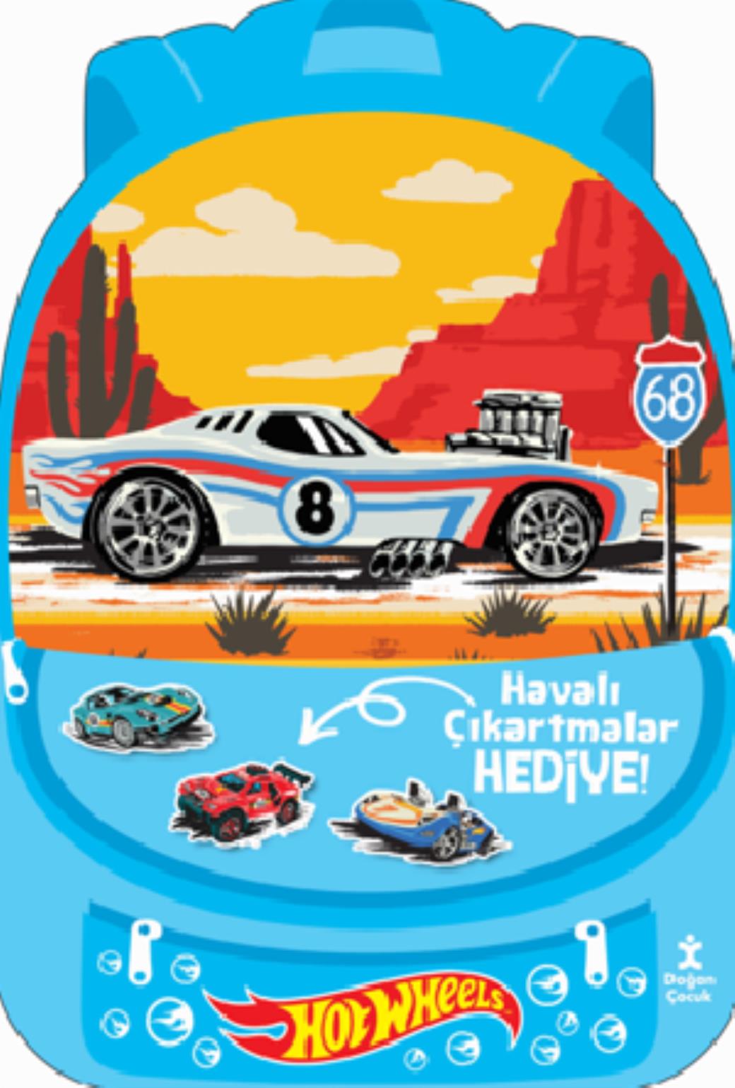 Hot Wheels Parıltılı Tatil Çantam Etkinlik ve Boyama Kitabım
