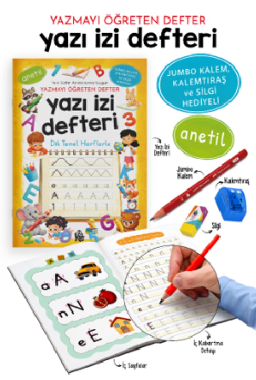 Yazı İzi Defteri Yazmayı Öğreten Defter