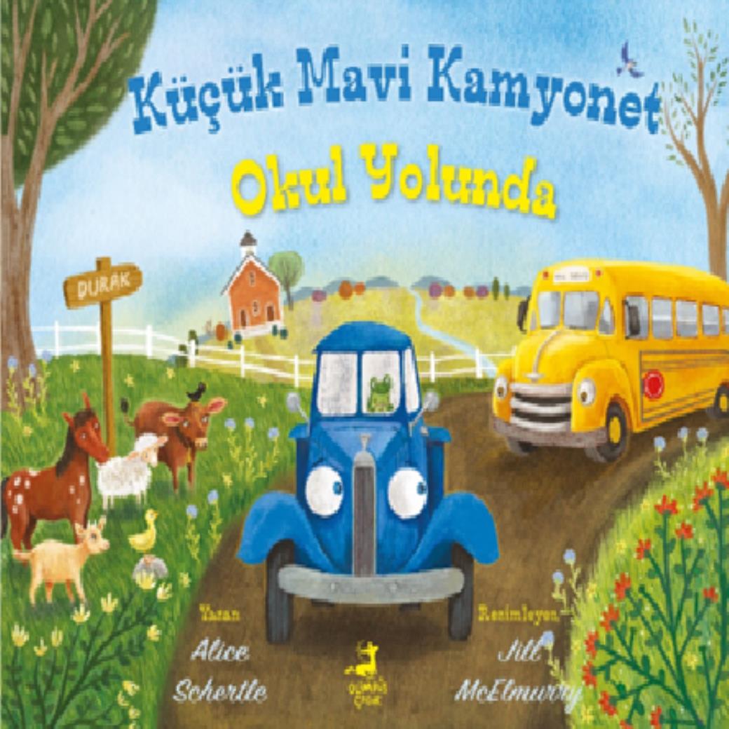 Mavi Kamyonet Okul Yolunda