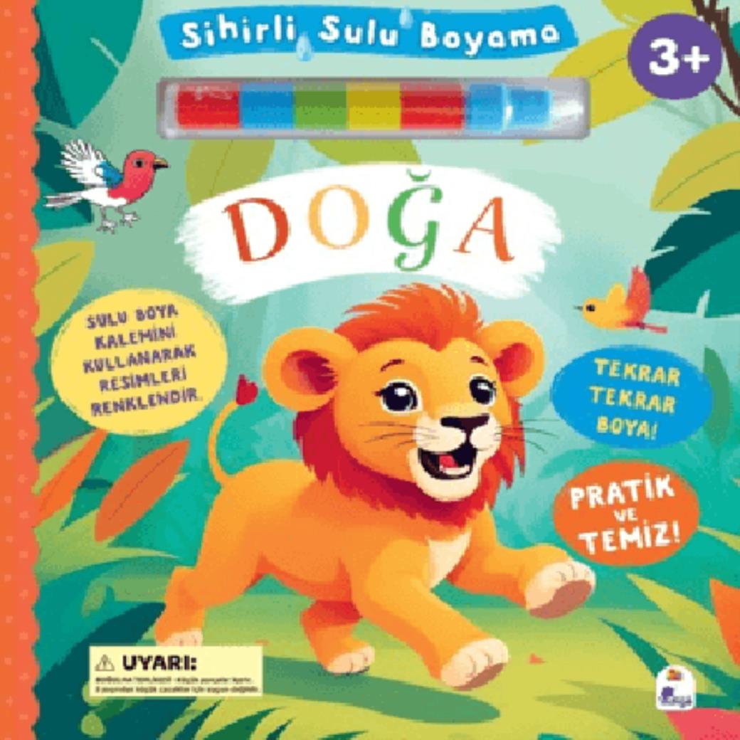 Sihirli Sulu Boyama Doğa (Ciltli)
