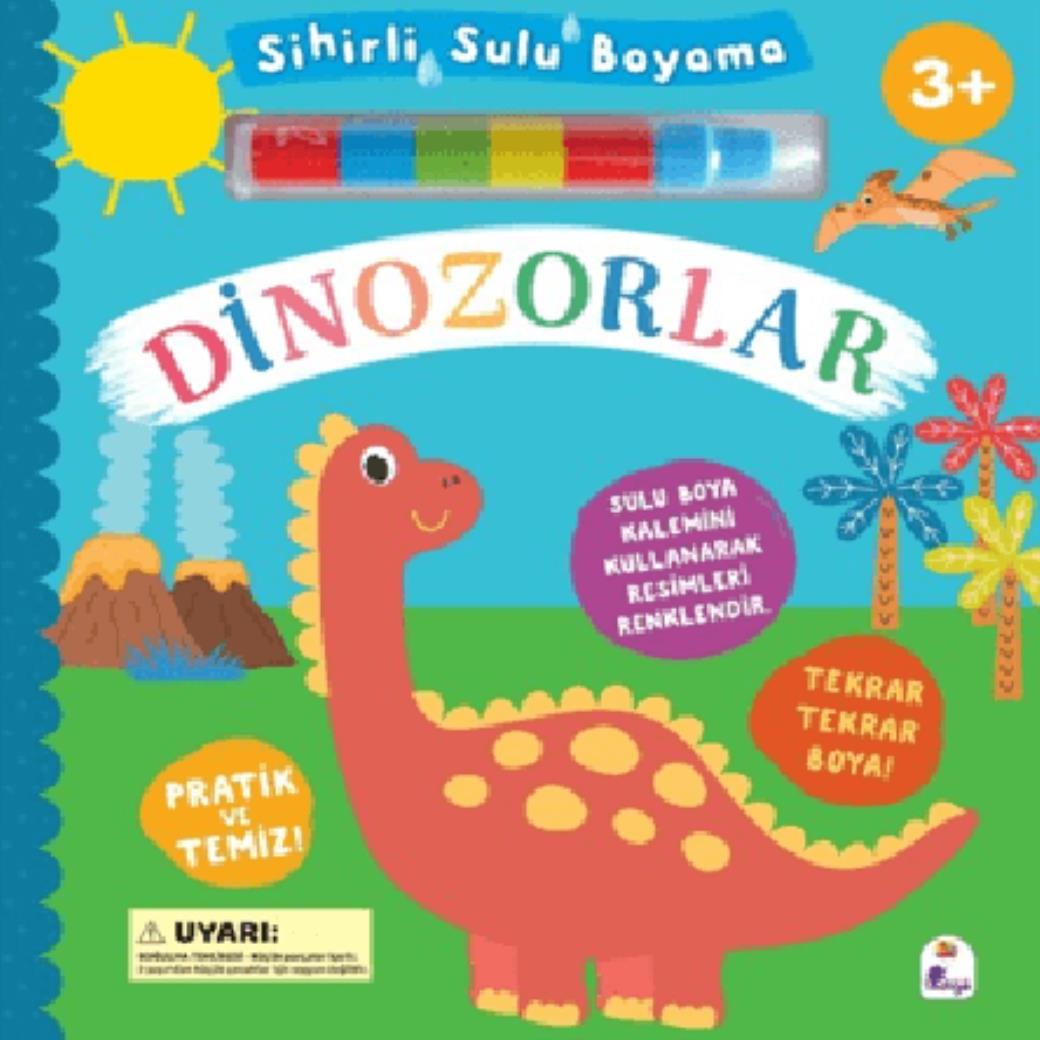 Sihirli Sulu Boyama Dinozorlar (Ciltli)