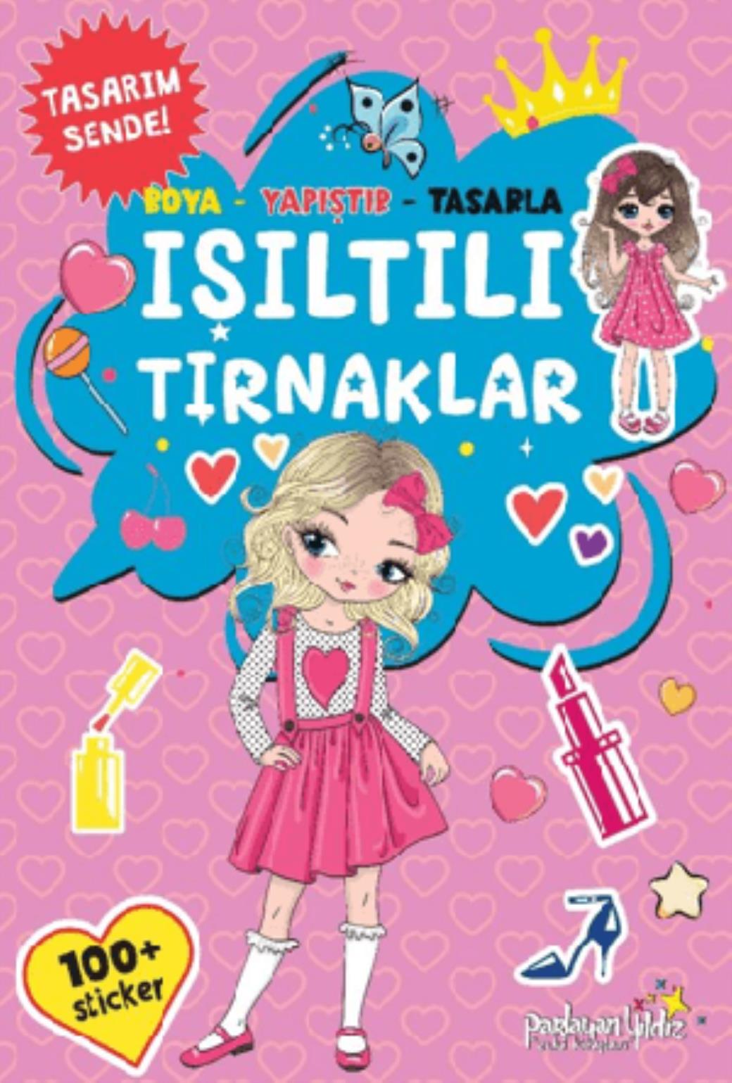 Işıltılı Tırnaklar Boya Yapıştır Tasarla