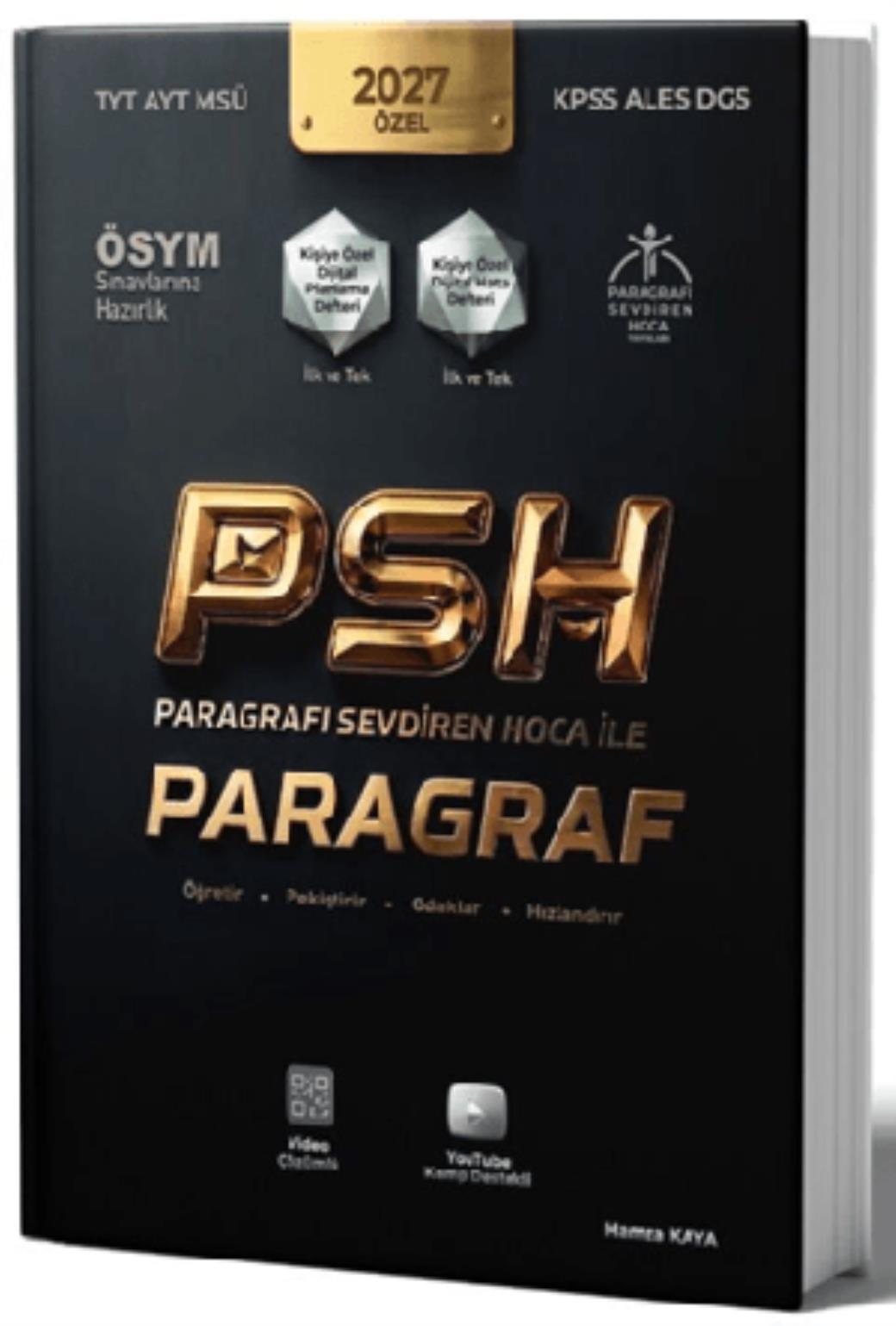 Paragrafı Sevdiren Hoca TYT AYT MSÜ KPSS ALES DGS Paragraf Soru Bankası