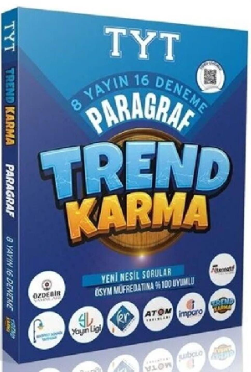 Trend Karma TYT Paragraf 8 Yayın 16 Deneme