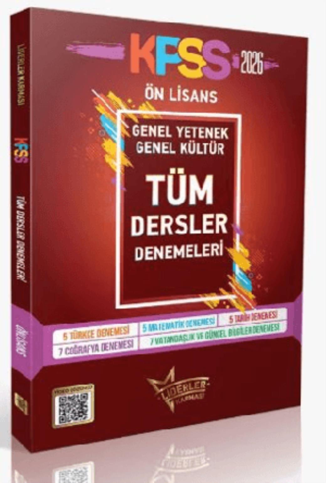 2026 Model Liderler Karması KPSS Tüm Dersler Önlisans Denemeleri