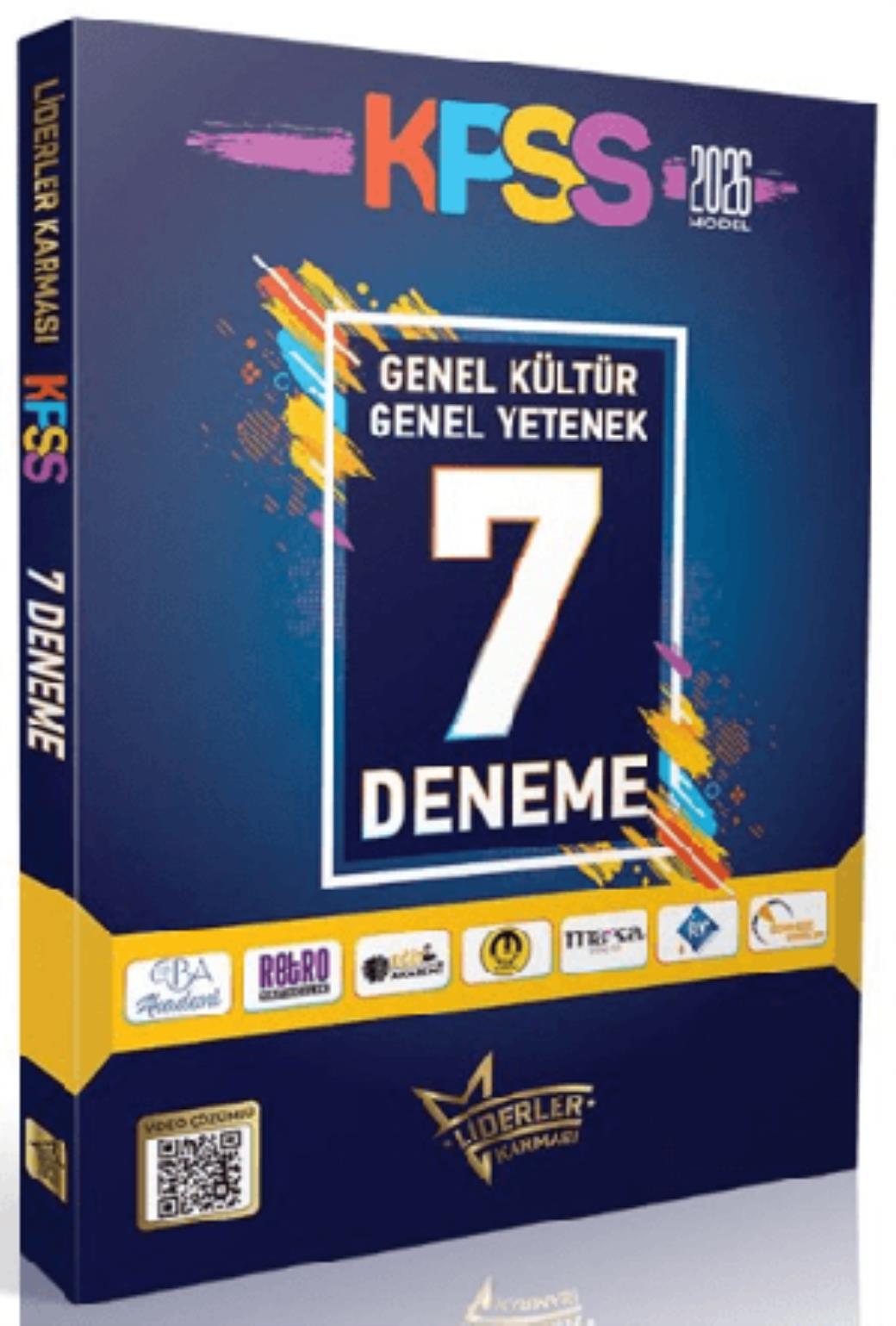 2026 Liderler Karması KPSS Genel Kültür Genel YeteYetenek 7 Deneme
