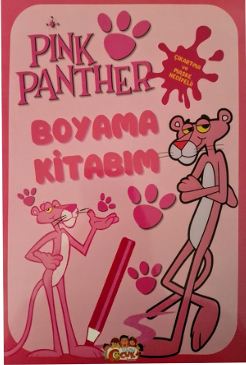 Pink Panther Boyama Kitabım (Çıkartma ve Maske Hediyeli)