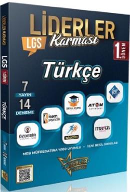 Liderler Karması LGS 1.Dönem Türkçe 7 Yayın 14 Deneme