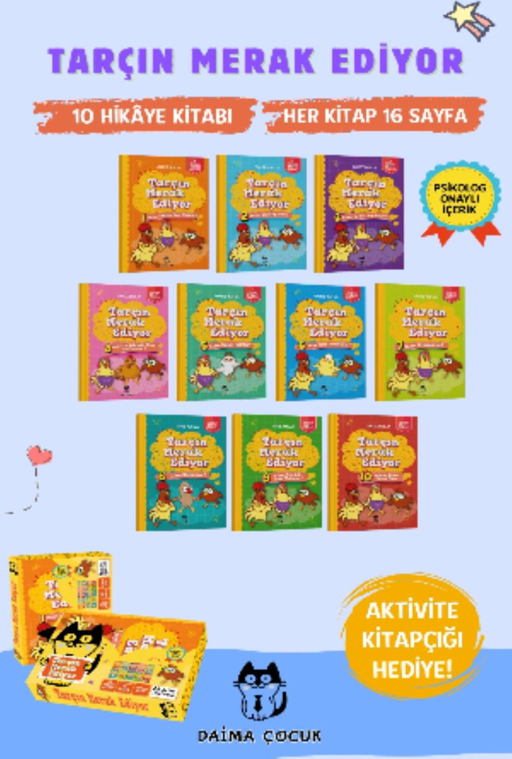 Tarçın Merak Ediyor (10 Kitap Takım)