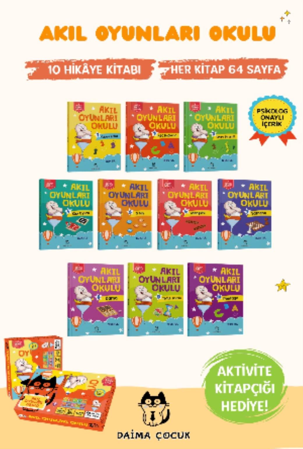 Akıl Oyunları Okulu (10 Kitap Takım)