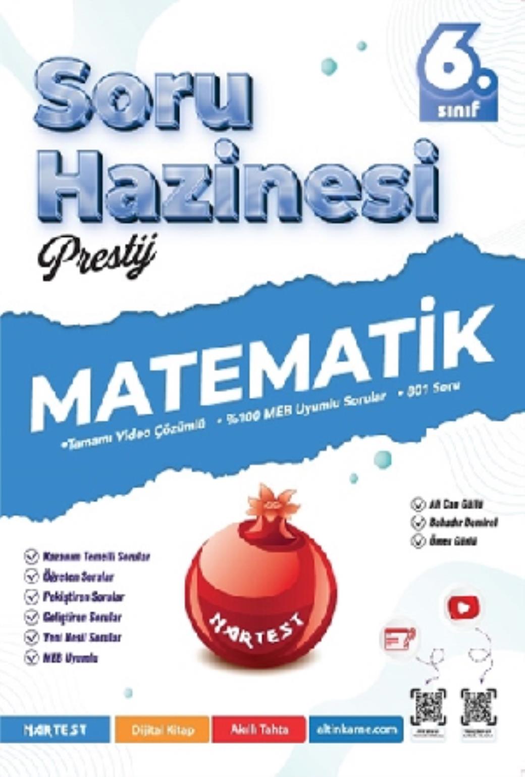 Nartest 6.Sınıf Prestij Matematik Soru Hazinesi