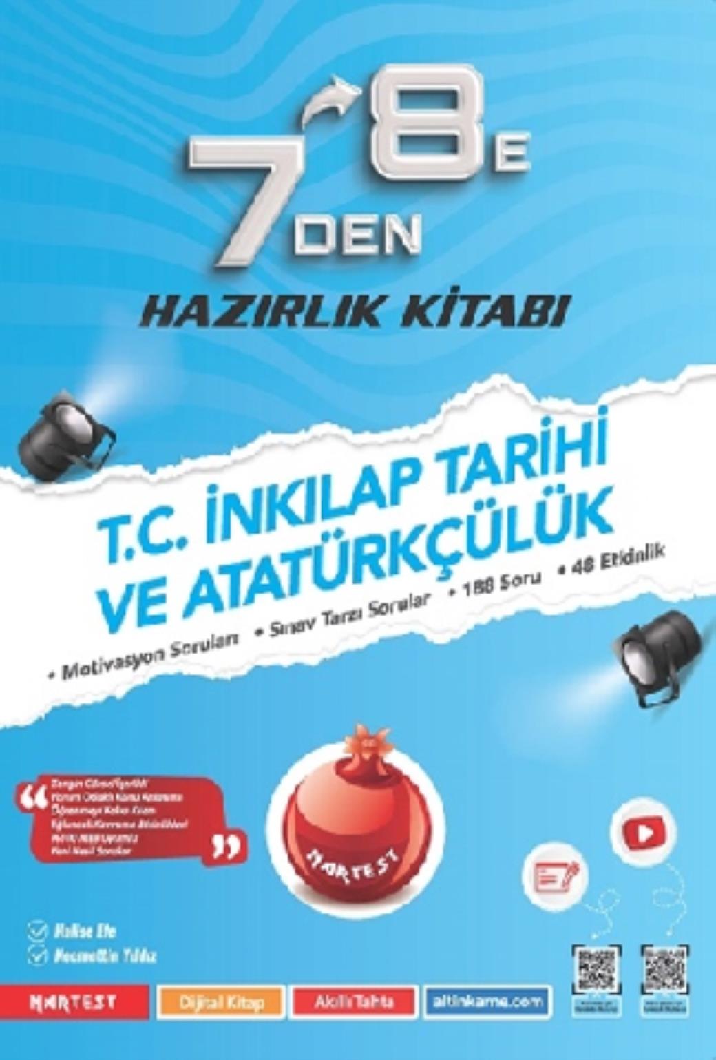 Nartest 7 Den 8 E T.C İnkılap Tarihi Ve Atatürkçülük Hazırlık Kitabı
