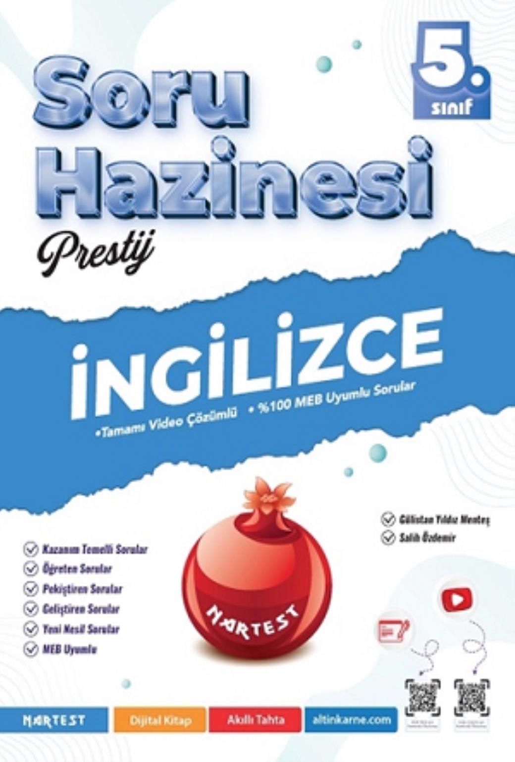 Nartest 5.Sınıf Prestij İngilizce Soru Hazinesi