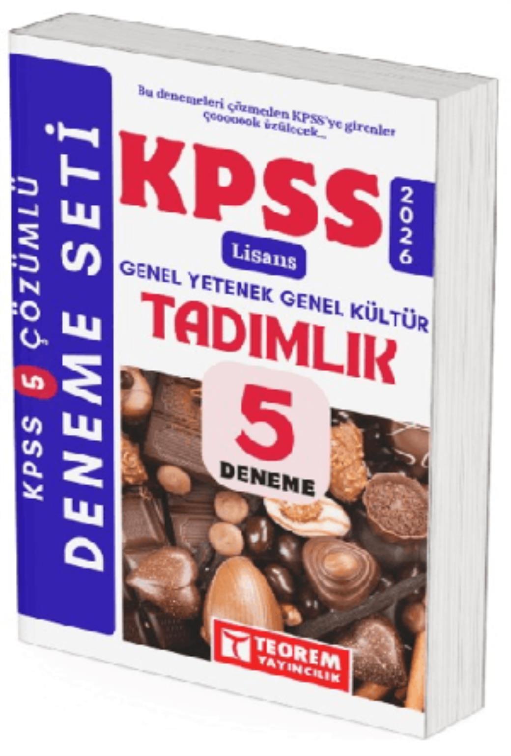 Teorem 2026 KPSS Lisans Tamamı Çözümlü Tadımlık 5 Deneme