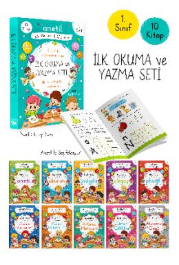 İlk Okuma ve Yazma Seti Anetil (10 Kitap)