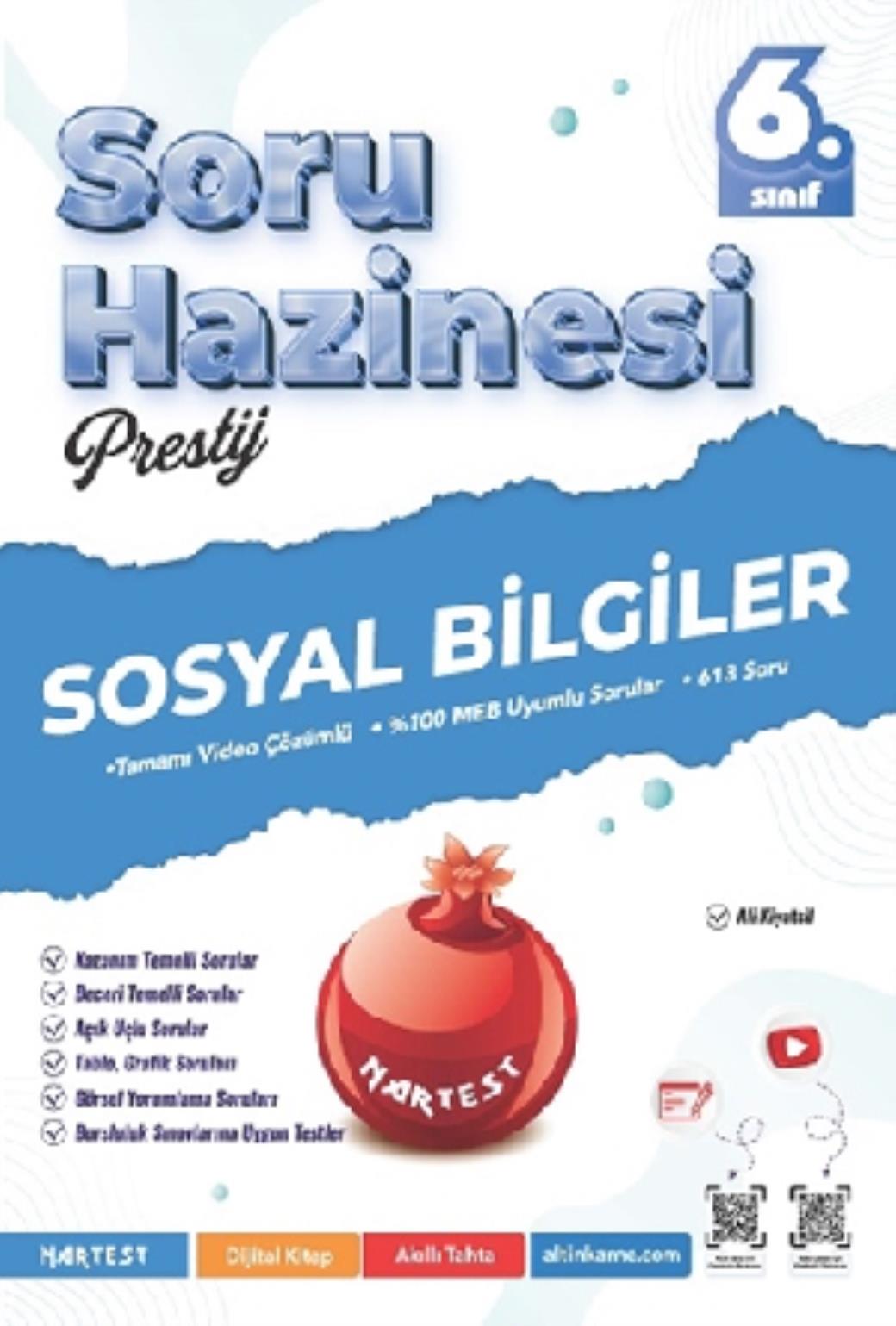 Nartest 6.Sınıf Prestij Sosyal Bilgiler Soru Hazinesi