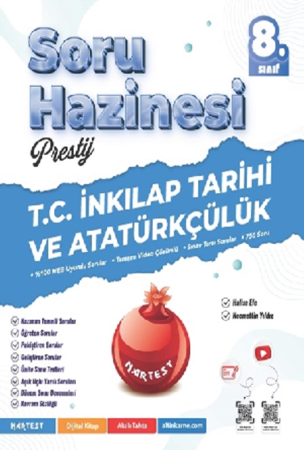 8. Sınıf Prestij T.C İnkılap Tarihi ve Atatürkçülük Soru Hazinesi