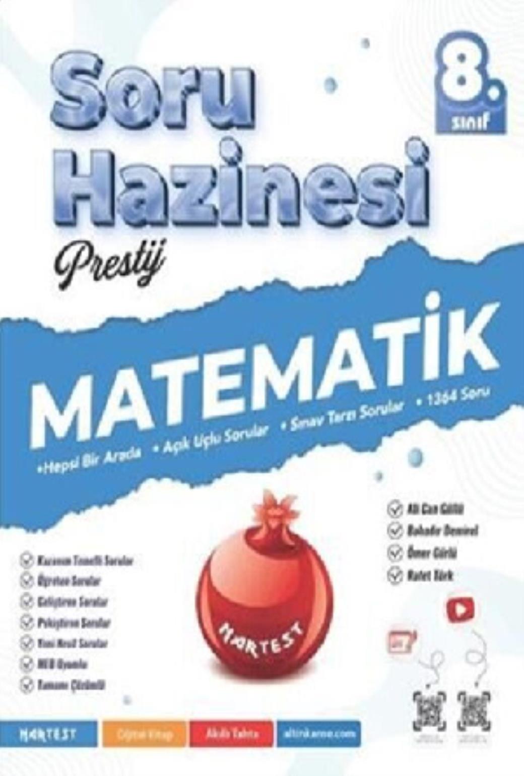Nartest 8.Sınıf Prestij Matematik Soru Hazinesi