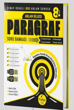 Türkçe Atölyesi 8. Sınıf Paragraf Soru Bankası