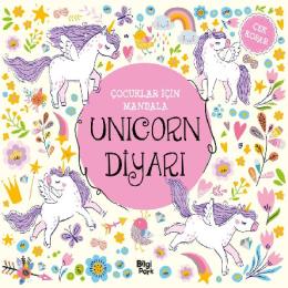 Unicorn Diyarı Çocuklar İçin Mandala