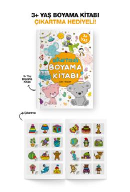 Çıkartmalı Boyama Kitabı 3 Yaş