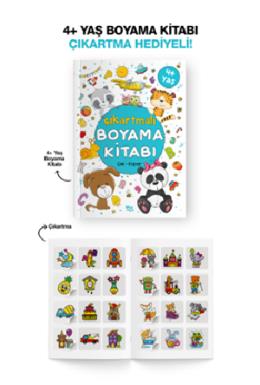 Çıkartmalı Boyama Kitabı 4 Yaş