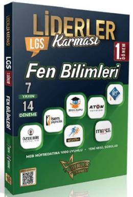 Liderler Karması LGS 1.Dönem Fen Bilimleri Denemeleri 7 Yayın 14 Deneme