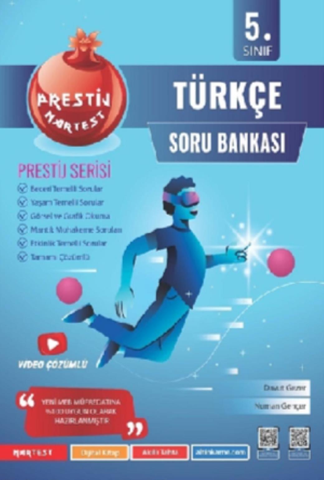 Nartest 5 Sınıf Prestij Türkçe Soru Bankası