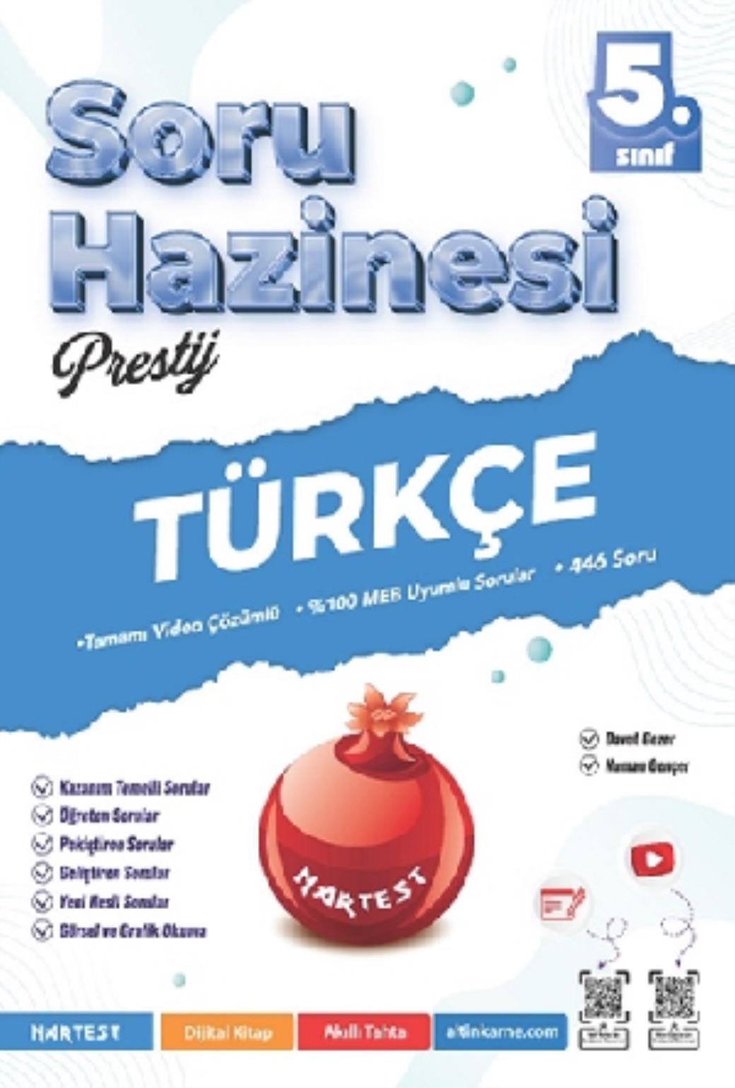 Nartest 5. Sınıf Prestij Türkçe Soru Bankası