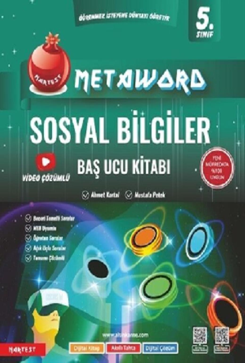 Nartest 5. Sınıf Sosyal Bilgiler Metaword Baş Ucu Kitabı