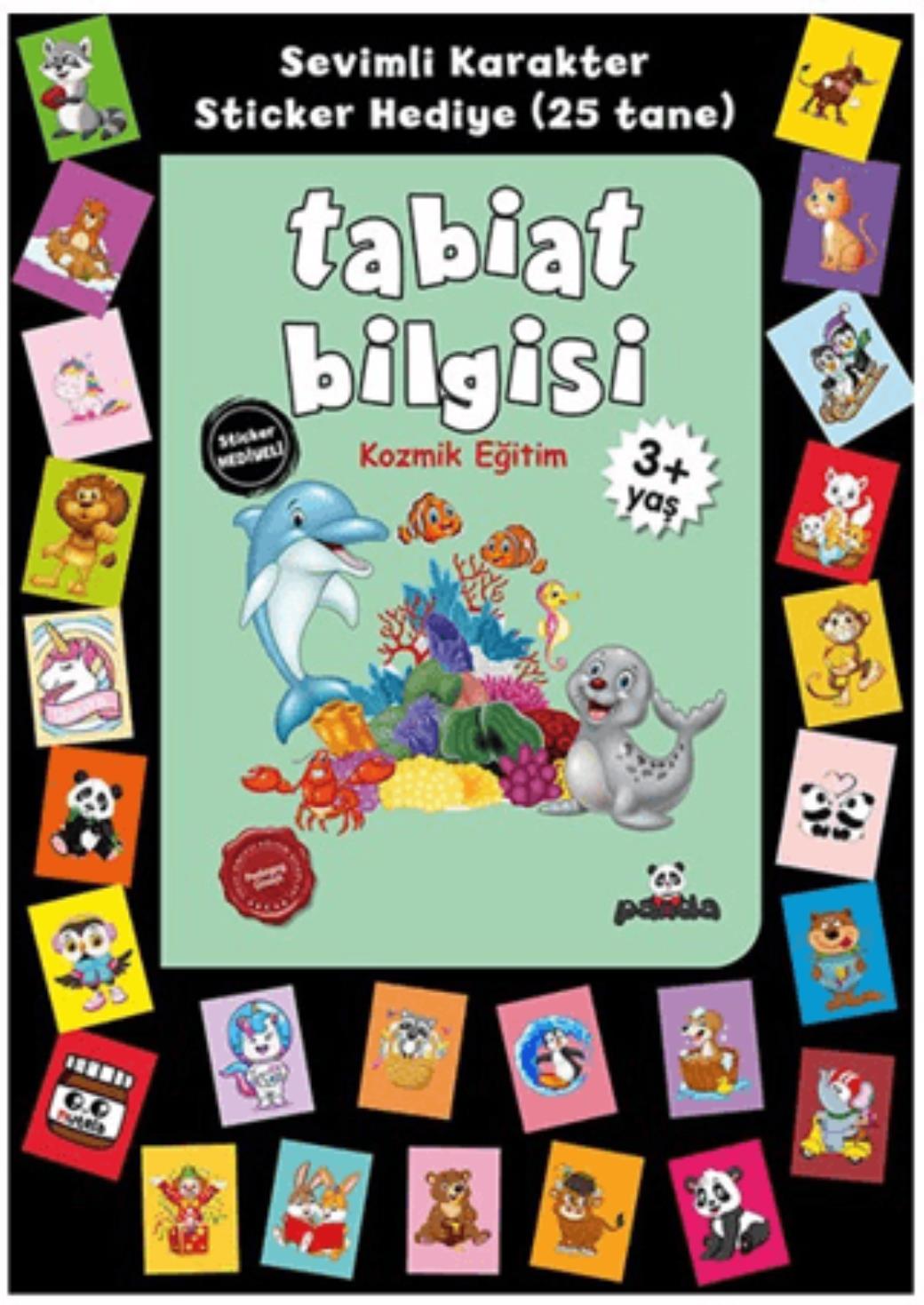 Stickerlı 3+ Yaş Tabiat Bilgisi (Kozmik Eğitim)