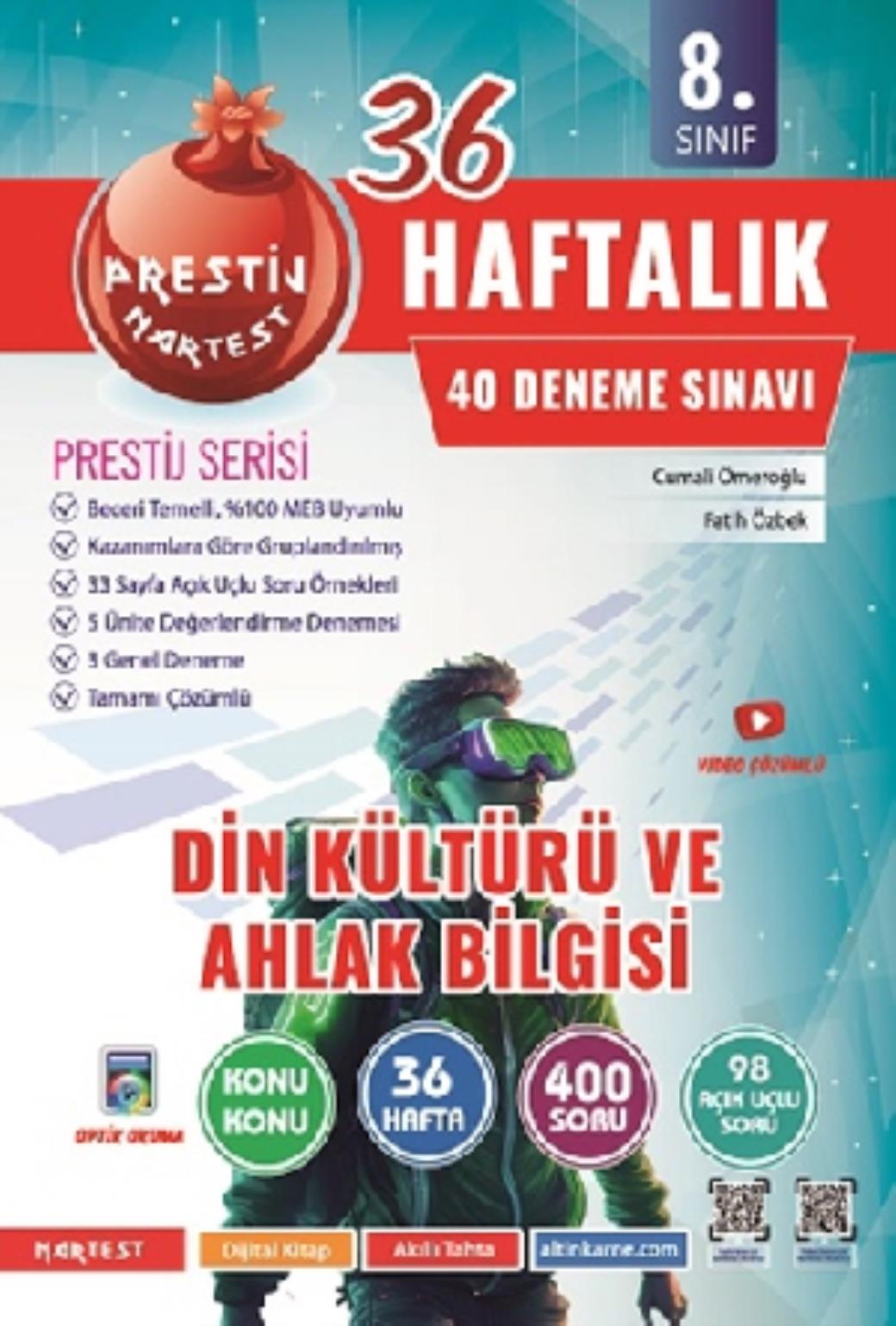 Nartest 8. Sınıf Haftalık Din Kültürü Ve Ahlak Bilgisi Denemeleri