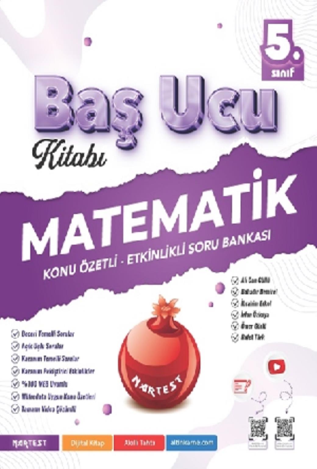 Nartest 5. Sınıf Matematik Baş Ucu Kitabı Maarif Modeli