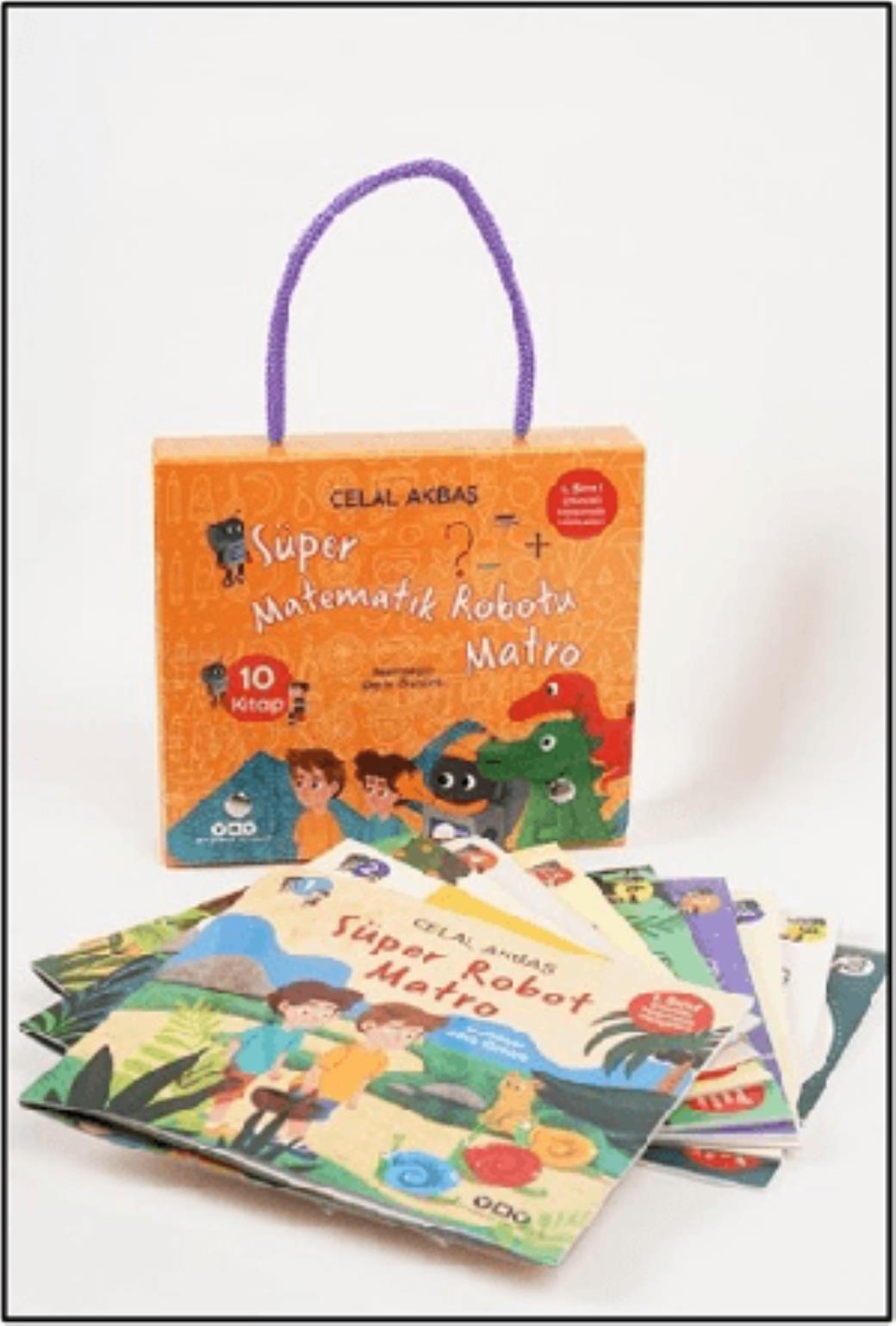 Süper Matematik Robotu Matro 1.Sınıf 10 Kitap Takım (Ciltli)