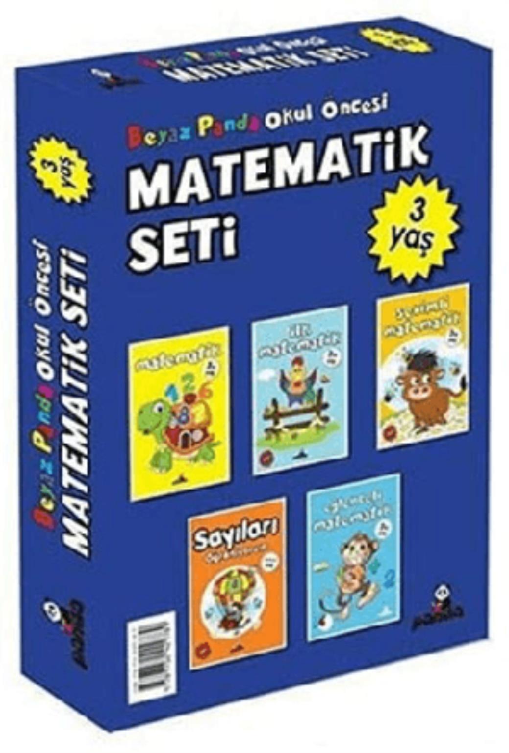 Okul Öncesi 3 Yaş Matematik Seti (5 Kitap)